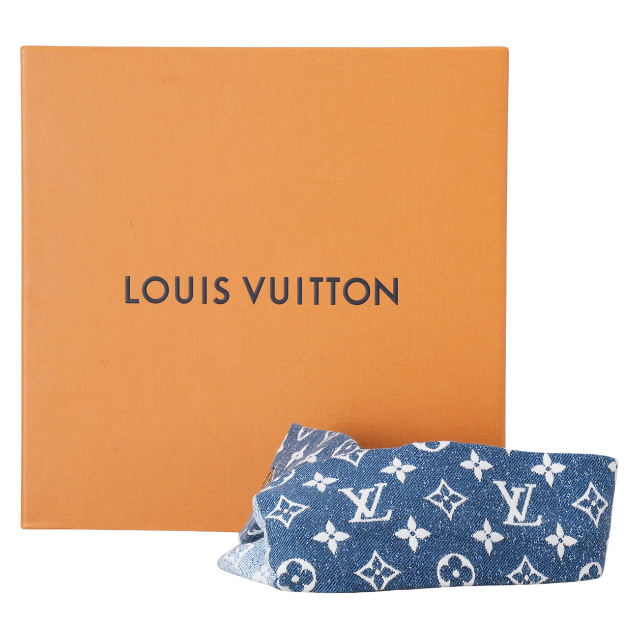 LOUIS VUITTON(USED)루이비통 모노그램 데님 헤어밴드